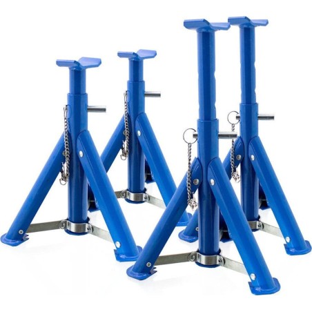 Bituxx Stützfuß-Set (2 Tonnen, 4 Stück) – klappbare, höhenverstellbare Stützen