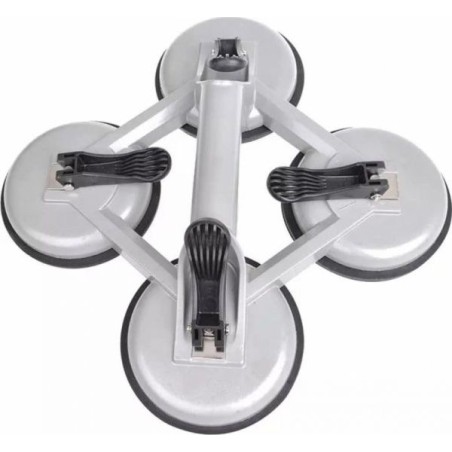 ProPlus ProPlus Vakuumhalter mit 4 Saugnäpfen, Aluminium, silberfarben