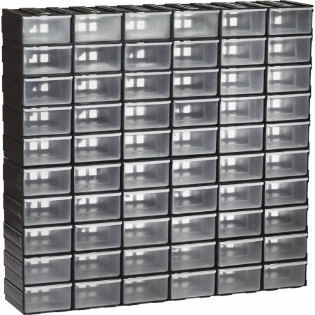 60 Stück Schubladeneinsätze, Werkstatt-Organizer, Schraubenregal