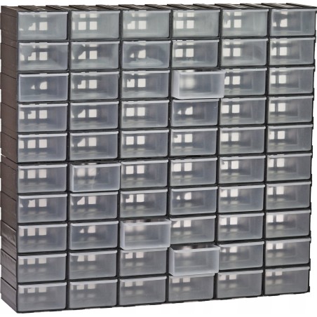 60 Stück Schubladeneinsätze, Werkstatt-Organizer, Schraubenregal