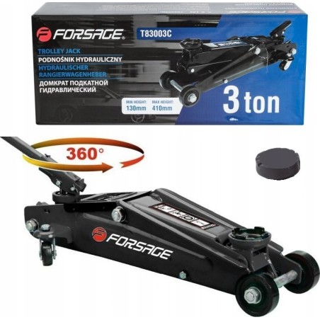 Forsage FLACHBAU-HUBGERÄT, 360° DREHBAR, „Frosch“ 3 t