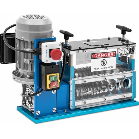 MSW Abisoliermaschine zum Entfernen der Isolierung von Kabeln und Leitungen, 750 W – 10 Eingänge Abisoliermaschine zum Entfernen der Isolierung