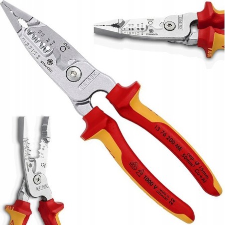 Knipex KNIPEX Multifunktionszange für Elektriker für metrische Kabel, 1000 V