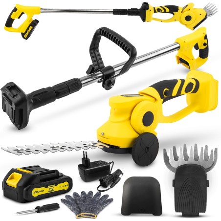 Akku-Grasschere mit Ausleger Heckermann Basic AJNTW20