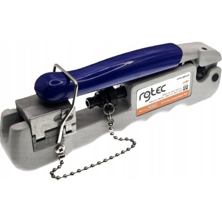 Alantec Universal-Crimpwerkzeug für TRS 6-59, DRS 7-11, DRS 59-6, DPS, RCA, BNC, IEC, RA RGTec