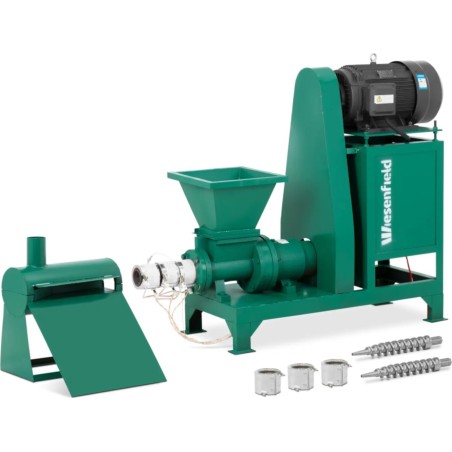 Brikettiermaschine zur Herstellung von Briketts aus Sägemehl und Holzspänen, 300 kg/h, 21 kW Brikettiermaschine zur Herstellung von Briketts aus Sägemehl und