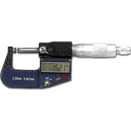Pro-Line elektronisches Mikrometer 0–25 mm, Genauigkeit 0,001 mm (20519)