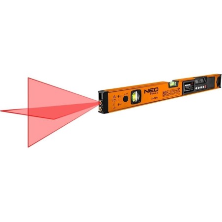 Neo Wasserwaage mit elektronischem Display, 60 cm