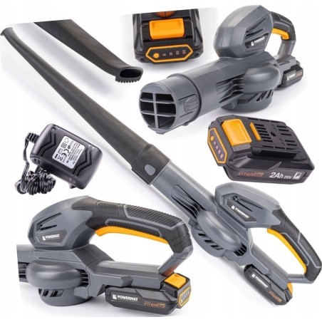 Powermat Akku-Laubbläser, Li-Ion, 20 V, 2 Ah