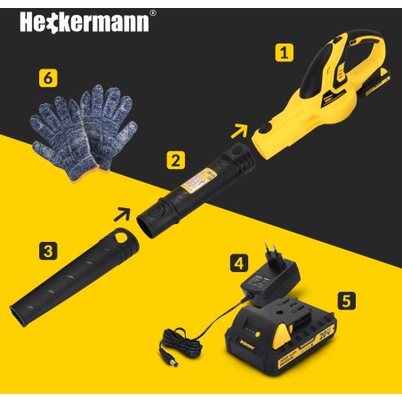 Akku-Laubbläser Heckermann Select AVDM20