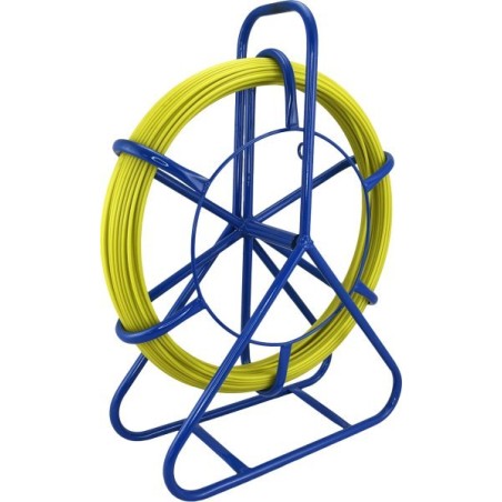 Q-Lantec FRP-Faserglas-Zugleine zum Einziehen von Kabeln, Ø 3,8 mm, 20 m, ohne Rollen Q-LANTEC