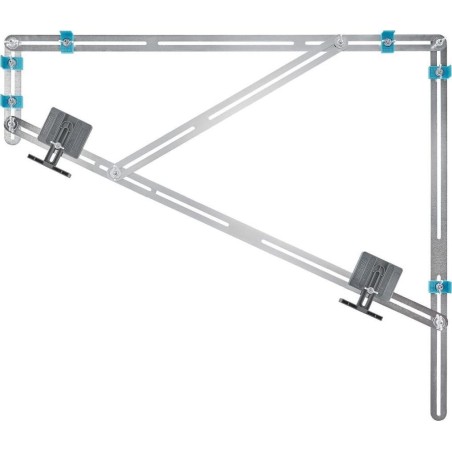 Wolfcraft Klappbare Schablone für die Treppenreparatur