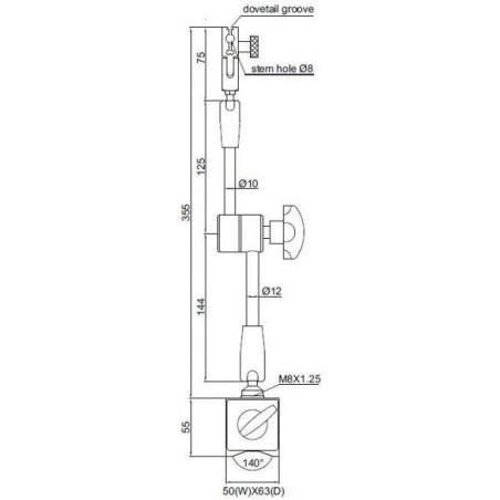 Insize Magnetfuß L340 (6210-80)