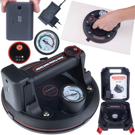 AKKU-VAKUUMSAUGER MANOMETER HALTERUNG FÜR FLIESEN UND GLAS