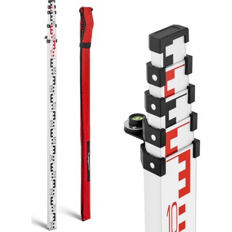 Steinberg Klappbare Nivellierlatte 5 m + Libelle Klappbare Nivellierlatte 5 m + Libelle