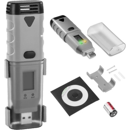 USB-Temperatur- und Feuchtigkeitslogger, Messbereich -35 bis 80 °C