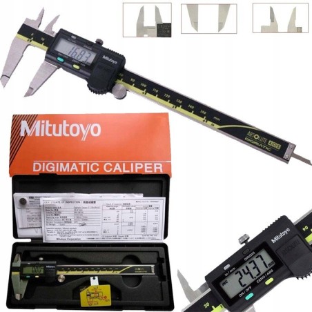 Skydelære 531-122 mit Feder 150 mm