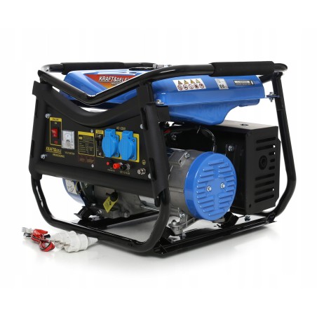 Tragbarer einphasiger Stromgenerator 230 V/12 V, 3000 W, 7 PS, Kraft&Dele