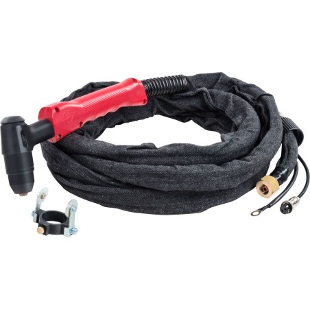 Stamos Brenner für Plasmaschneidemaschine CUT 120 mit 8 m langem Führungsschlauch Schlauch mit Handbrenner für das Plasmaschneiden und Führungsschläuchen d