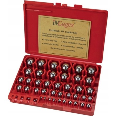 Gimex Messkugeln Ø 1–25 mm / 50 Stück