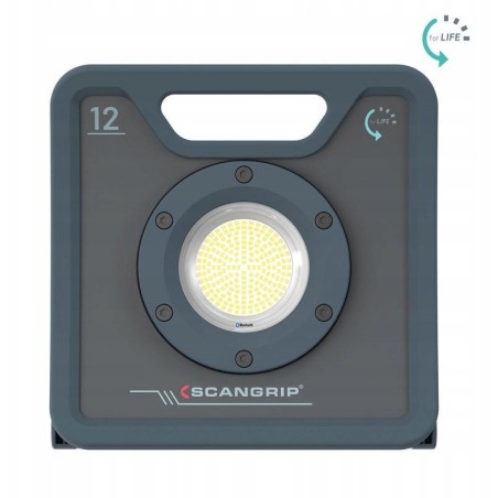 Robuste LED-Arbeitsleuchte 12.000 lm, Bluetooth, 81 W, Scangrip NOVA 12 forLIFE 03.6206