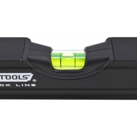 AWTools AWTOOLS Wasserwaage BLACK 120 cm, magnetisch, mit Halterungen AWBL25055