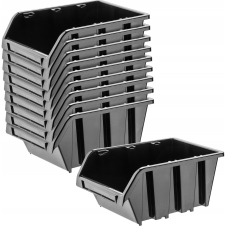 Kadax Aufbewahrungsbehälter für Katzentoiletten, Organizer, 390 x 240 mm, 10 Stück