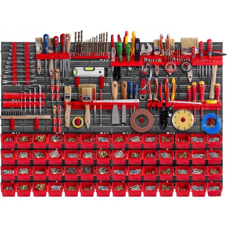Kadax KADAX Werkzeugtafel Wand 116 x 78 cm, 81 Teile