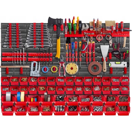 Kadax KADAX Werkzeugtafel Wand 116 x 78 cm, 89 Teile