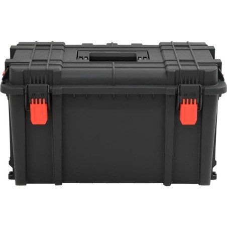 vidaXL vidaXL Werkzeugkoffer im Flugkoffer-Design, schwarz, 57 x 35 x 32,5 cm, PP