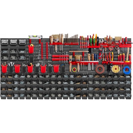 Kadax KADAX Werkzeugtafel Wand 174 x 78 cm, 130 Teile