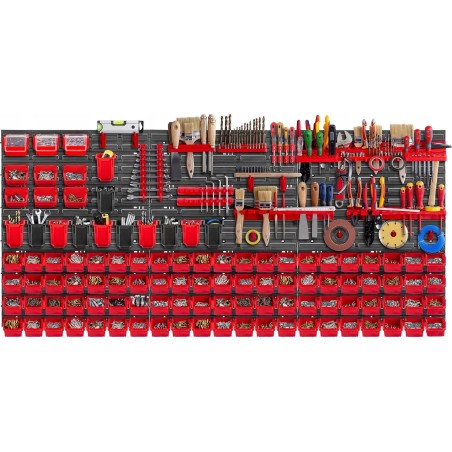 Kadax KADAX Werkzeugtafel Wand 174 x 78 cm, 130 Teile