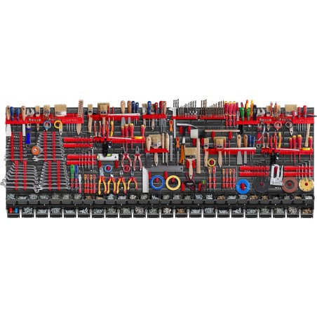 Kadax KADAX Werkzeugtafel Wand 232 x 78 cm, 140 Teile
