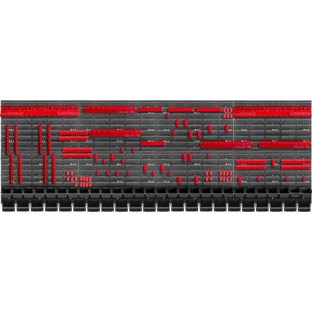 Kadax KADAX Werkzeugtafel Wand 232 x 78 cm, 140 Teile