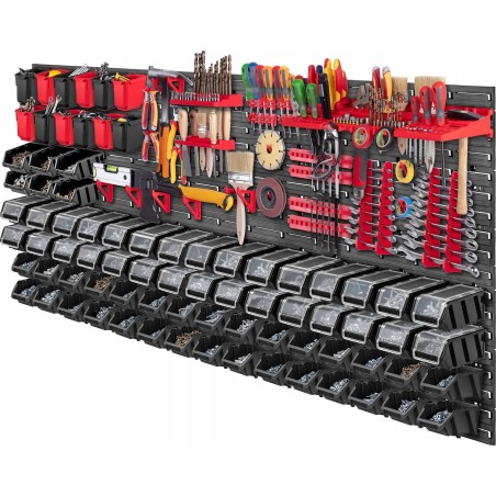 Kadax KADAX Werkzeugtafel Wand 174 x 78 cm, 121 Teile