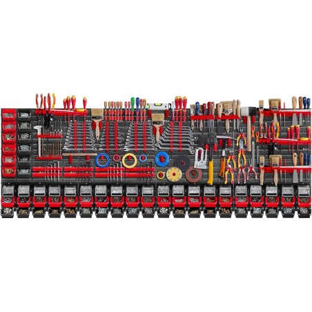 Kadax KADAX Werkzeugtafel Wand 232 x 78 cm, 160 Teile