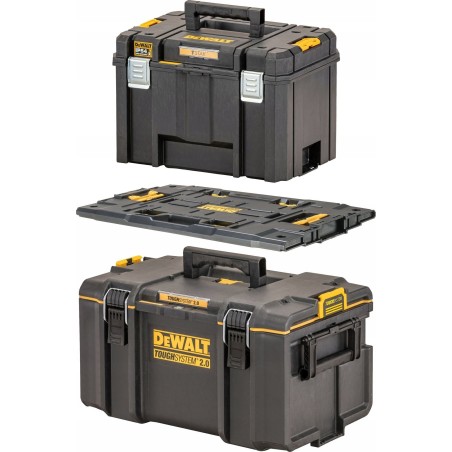 Dewalt DEWALT TOUGH SYS.2.0-Koffer DS300 + Adapter + TSTAK VI-Koffer