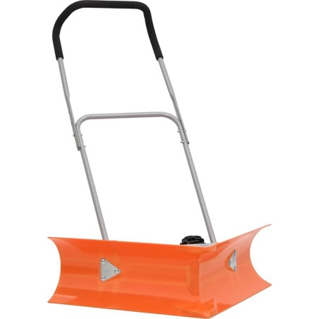 vidaXL vidaXL Klappschaufel mit ausziehbarem Stiel, orange, Stahl