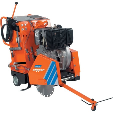Norton Clipper NORTON CLIPPER CSB1 D13 KETTENSÄGE, BENZINBETRIEBENE FAHRBARE STRASSEN-SCHNEIDMASCHINE FÜR BETON UND ASPHALT, BAUBRANCHE, 500 mm, 13 PS