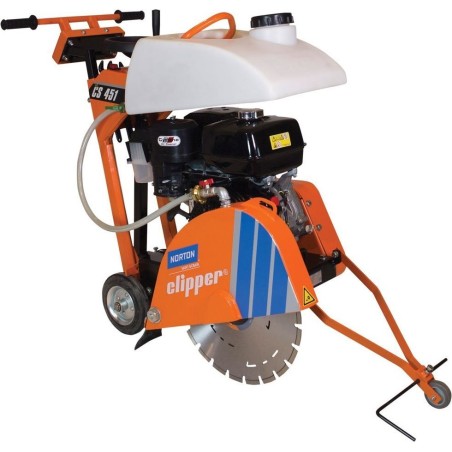 Norton Clipper NORTON CLIPPER CS451 D7 KETTENSÄGE, BENZINBETRIEBENE FAHRBARE STRASSEN-SCHNEIDMASCHINE FÜR BETON UND ASPHALT, BAUGEBRÄUCH, 450 mm, 7 PS