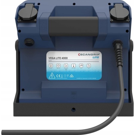 Scangrip Scangrip-Set: blendfreie LED-Leuchte Vega Lite 6000 lm 03.5453 + Stativ 2 m 03.5685