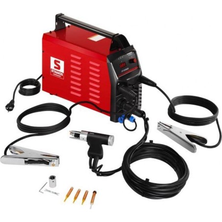 Stamos Germany Schweiß- und Heftmaschine für Kondensator-Schrauben, Nägel und Metallstifte M3 – M8 S-STUD1600 Juli Stamos Germany