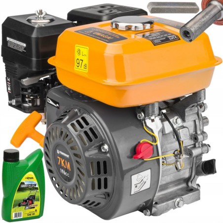 4-Takt-Verbrennungsmotor, 4,9 kW / 7 PS, 20 mm, Powermat PM-SSP-720T