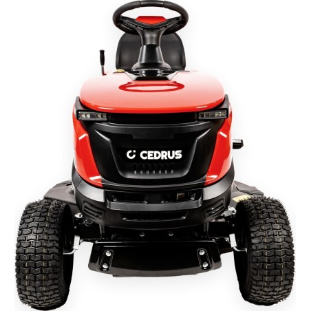 Cedrus C-Trac 102Hc Rasentraktor mit Heckauswurf, selbstfahrender Benzin-Rasenmäher mit Hydrostat-Antrieb, 102 cm Schnittbreite, 2 Zylinder