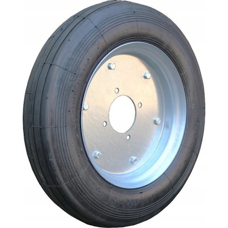 Geko-Gartentraktor: Luftreifen mit Schlauch für Rechen, Größe 4.00-10, inklusive Nabe