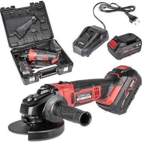Cedrus-Schleifmaschine CEDRUS POWER+ AG125Li-SET Winkelschleifer-Set mit Akku und Ladegerät im Koffer POWER+ 20V – OFFIZIELLER HÄNDLER