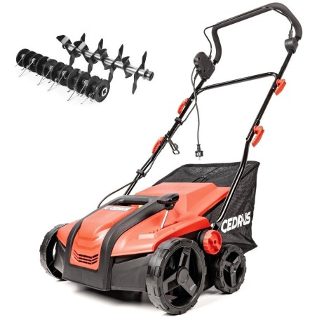 Cedrus We38 Rasenvertikutierer und -belüfter 2-in-1 (Belüfter + 2 Walzen) 1800 W / 38 cm Cedwe38 – Ewimax –