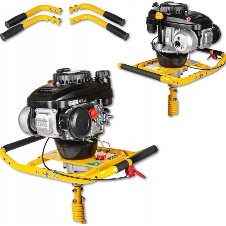 Cedrus CEDRUS SW02 Benzinbetriebene Erdbohrmaschine – Erdbohrer für Bohrtiefen bis 4,5 m – Offizieller Vertriebspartner – Autorisierter CEDRUS-Händler