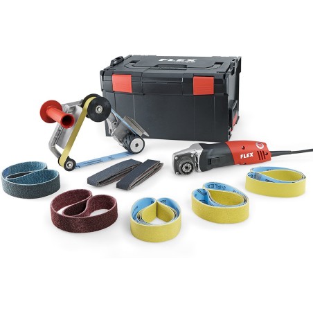 Flex BRE 14-3 125 Set, Exzenterschleifer, Schwarz, Rot, 1000 U/min, 3500 U/min, 1,9 cm, Netzbetrieb