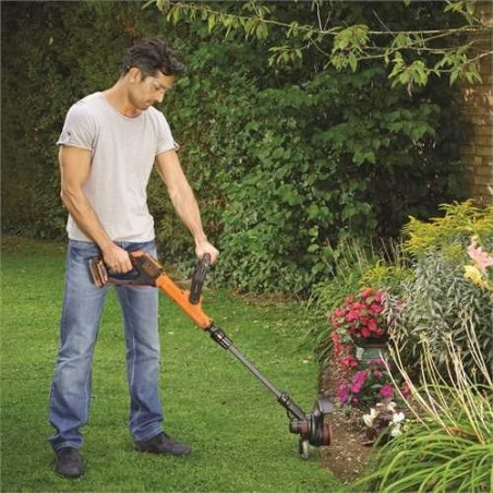 Black&Decker Akku-Rasentrimmer AFS Strimmer Grass Trimmer 18 V, 28 cm, ohne Akku (STC1820PCB-QW)